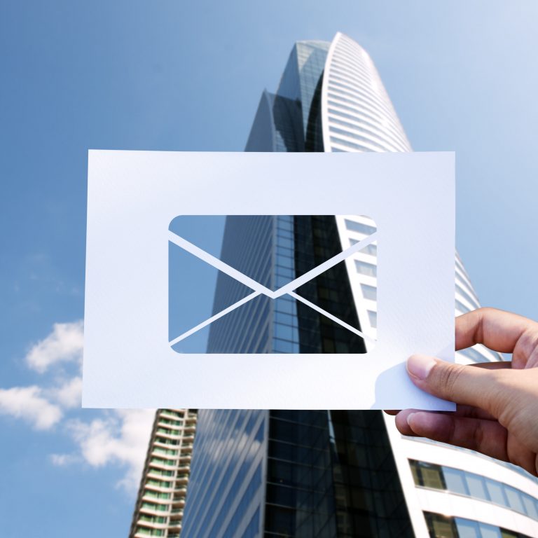 Email network communication perforated paper letter