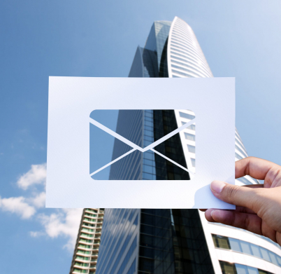 Email network communication perforated paper letter