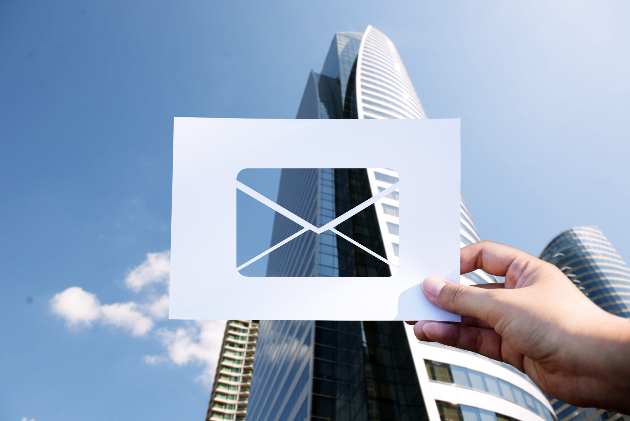 Email network communication perforated paper letter